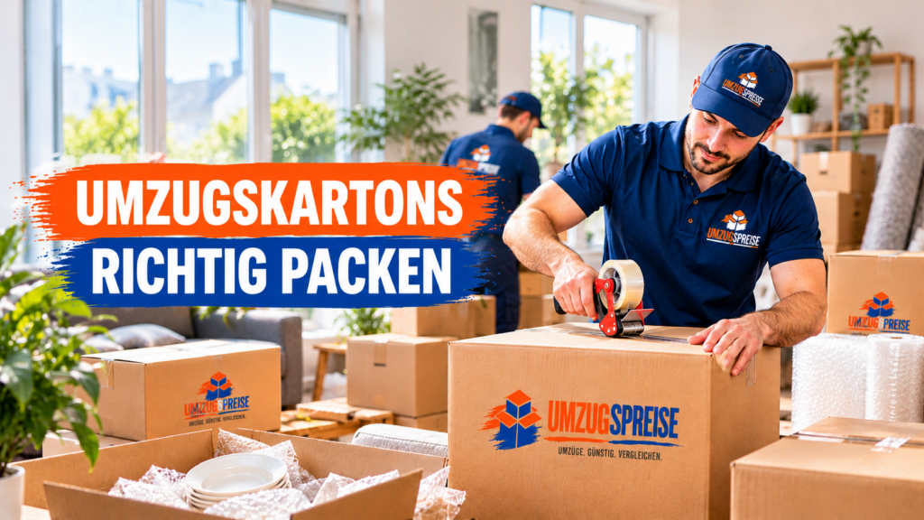 Umzugskartons richtig packen: 12 Tipps für den Umzug